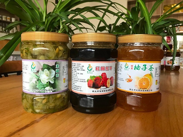 茉莉花花茶、桂圓紅棗花茶、柚子花茶